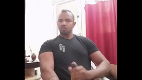 Cumshot my Big Black Dick in live Show