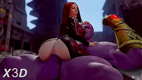 Black Widow Returns: Curvy MILF Commands Pleasure in Skin-Tight Suit