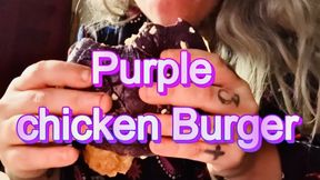 Trying KFC's Purple Monster Burger