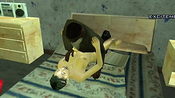GTA San andreas Hot coffee mod - Cj saves Denise and they go out on a date, ending with some hot sex