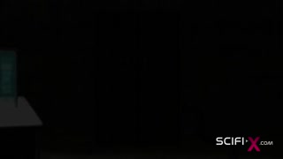 Female doctor wants a big hard dick. A sexy brunette gets fucked by a sex cyborg in the sci-fi lab