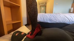 Candy's Sharp Suede Shoes