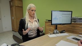 LOAN4K Sensual business lady needs extra money from the local bank