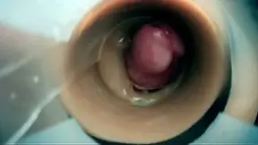 Internal camera fuck in pussy big pulsating cumshot