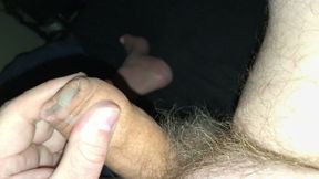 Jerking off, Cum Fountain, Uncut Cock, Slow Mo