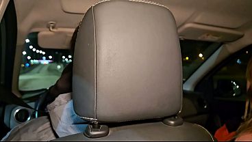 Keila sucks my dick in the car in front of her friends while we'_re traveling