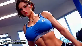 Jill Valentines Hot Gym Workout Turns into Wild Solo Play – POV Fetish Fun