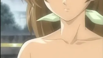 Japanese hentai teen with big tits gets licked and fucked hard