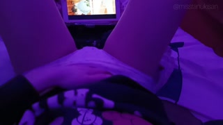 Rating hentai based on how fast they make me cum by touching my pussy pov