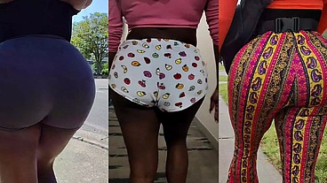 DarkChocolateBarbie walking compilation 6
