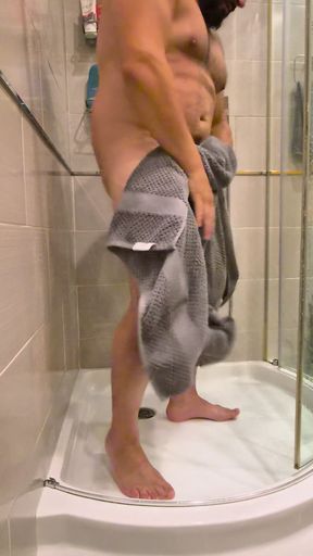 Amateur shower nude show ass cock penis