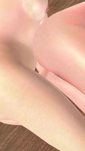 Animated 3D Shemale Porn - a Shemale Fucking a Girl in Both Holes in Spoon Position in Classroom