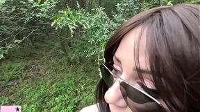 White milf welcomes horny on camping trip POV
