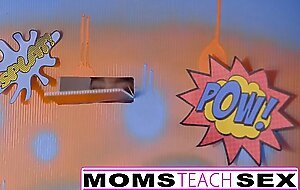 Teen caught by Step mom with fuck lesson