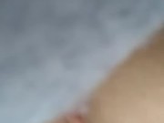 Playing with her tight phat pussy