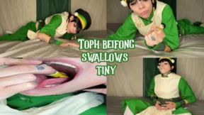 Toph Beifong Swallows A Tiny