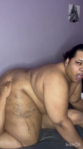 Eat aunty bussy and she stick step son