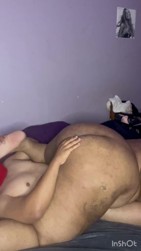 Eat aunty bussy and she stick step son