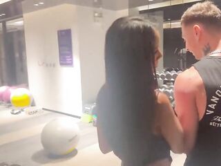 Pick up at the Gym Leads to Flip Banging