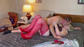 Granny Angel: Cock Sucking, BBC Dildo Fucking Old Slut