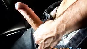 ”Straight thugs are jacking off & cumming outdoor”