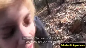 Amateur euro public fucked by imposter agent