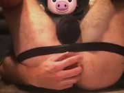 Dirty slut FISTING & RIDING DILDO in webcam show