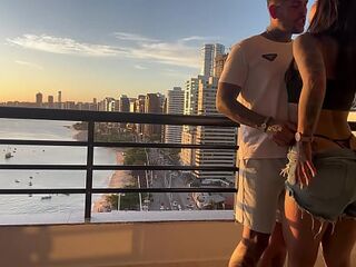Fucking hot at sunset is a delight - COWGIRL