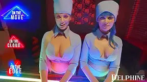 Kayley Gunner And Jewels Blu In Sexual Video Game Fantasy Becomes Reality