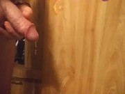 Cock Pulsing, Dripping Cum, then Pissing with a Hardon ~ LeoInTucson