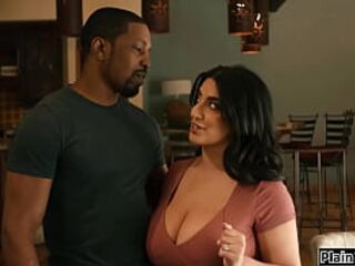 Isiah Maxwell is shocked when his breasty wife Sarah Arabic hands him the divorce papers ifo her recent gf Lily Labeau.They must bang for his signature