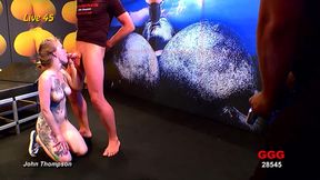 Asian Glasses Slut Fisting Cunt & Ass Until Squirt Fountains Explode!