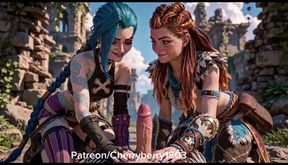 Jinx and aloy - lesbian
