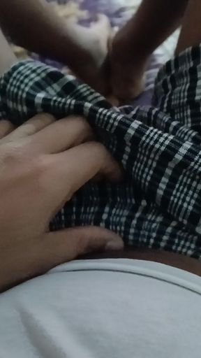 Lonely men play with her big  cock. Cock need a juicey pussy.