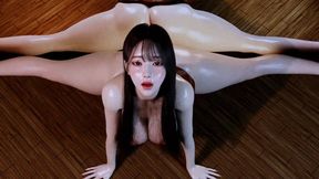 Beauty bigboobs chick serve blowjob - 3D Hentai Animation v668