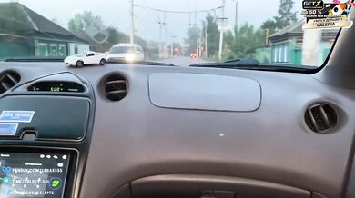 Cumming Hard in Public Drive thru with Lush Remote Controlled Vibrators(Lovense)