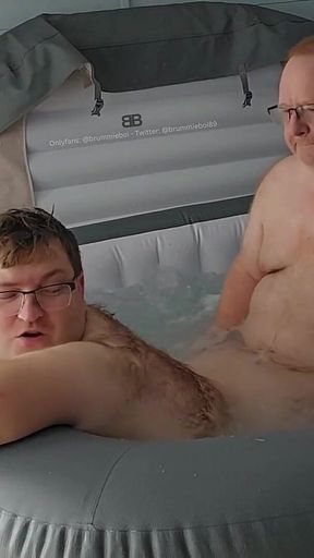 Daddy Fucks His Hairy Bear in the Jacuzzi