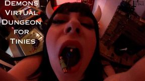 Demon's Virtual Dungeon for Tinies - WMV - with Jane Judge as Cahrnilla, with Shrinking, Vore, Magic Control, JOI, Femdom POV and TTRPG DND High Fantasy