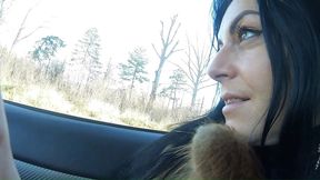 tight cameltoe tease, public lingerie shopping & facial by the train tracks