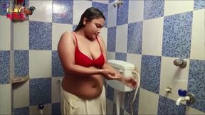 Latest Hindi -Ayesha Bath - Blowjob