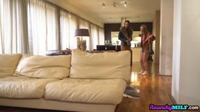 Lesbian Stepmom Seducing Teen 18+ Dyke In Couple