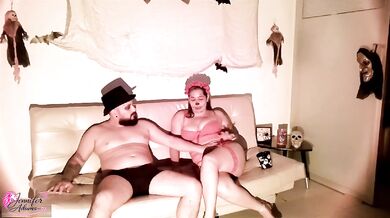 On Halloween a guest follows me everywhere to ask me to fuck secretly - Full Story - Spanish Porn