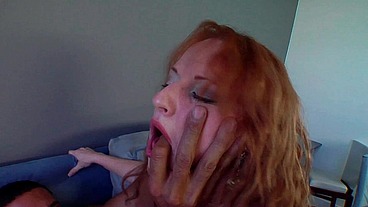 Audrey Lords Blowjob and Facial Cumshot in Heels