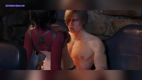 Ada Wong&amp;Leon Passional Sex While No One Is Watching - 3D Uncensored