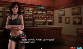 Treasure of Nadia - let's play without comments [Porn play hentai] Ep.11 risky handjob and blowjob in the library