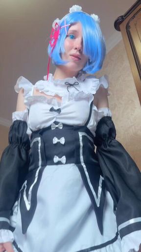 Under Rem’s skirt