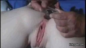 German amateur BDSM (tied up Anja anal trained)