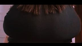 big ass bbw farting on a chair