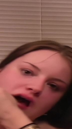 Desperate Amateurs Tatiana Kush first time on film sucking cock   Clip 3