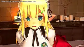 Curvy Teen Maid Tempts Her Master with Steamy Blowjob Fantasies